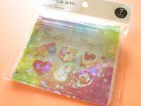 7 pcs Kawaii Cute Zipper Bags Set amifa *Sweets Magic 