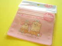 4 pcs Kawaii Cute Zipper Bags Set Eikoh *Sirotan ♡ Sanrio Characters (32250-3)