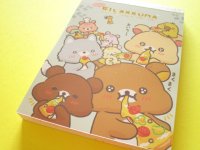 Kawaii Cute Large Memo Pad Rilakkuma San-x *Minna de mampuku maku maku (MH21901)