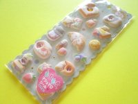 Kawaii Cute Puffy Marshmallow Stickers Sheet Crux *Soft Bread (124174)