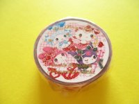 Kawaii Cute Masking Tape Sticker Sanrio Characters × 飴ノ森ふみか Amenomori Fumika Clothes Pin *A La Mode Mix (MT-84032)