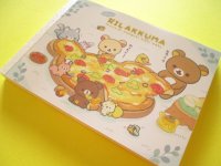 Kawaii Cute Large Memo Pad Rilakkuma San-x *Minna de mampuku maku maku (MH21902)