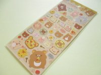 Kawaii Cute Stickers Sheet Rilakkuma San-x *Minna de mampuku maku maku (SE62002)