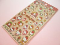 Kawaii Cute Stickers Sheet Sanrio *Hello Kitty (Strawberry Hat 410704)