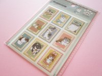 Kawaii Cute Square Stickers Sheet Eikoh *Mofusand (133363 #02)