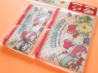 Kawaii Cute Hello Kitty 50th Anniversary 2pcs Fastener Case Sanrio *Hello Kitty (38850)