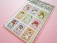 Kawaii Cute Square Stickers Sheet Eikoh *Mofusand (133363 #01)