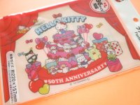 Kawaii Cute Hello Kitty 50th Anniversary Fastener Case Sanrio *Hello Kitty (38851)