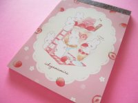 Kawaii Cute Large Memo Pad Kyowa *ichigomamire (34-239-Rabbit )