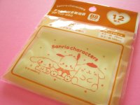 12pcs Kawaii Cute Sanrio Characters B8 size Small Zipper Bags Set *Orange (38382)