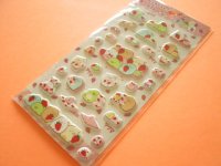 Kawaii Cute Puffy Stickers Sheet San-x *Sumikkogurashi ×Sakuma Strawberry milk candy (SE65002)