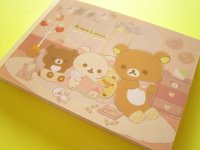 Kawaii Cute Large Memo Pad Rilakkuma San-x *すてきなお家 (MH24402)