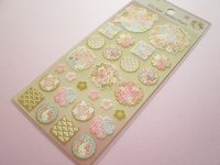 Beautiful Stickers Sheet Gaia *Golden Japanese Style Sakura Cherry Blossom (466755-Rabbit)