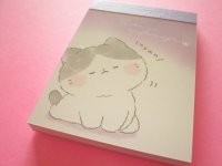 Kawaii Cute Mini Memo Pad Uchino Mofumofu Kamio Japan *Cat (224114)