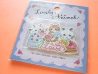 Kawaii Cute Lovely Animal Sticker Flakes Sack Gaia *Cat (468027)