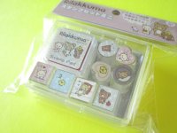 Kawaii Cute Rubber Stamps Set San-x *Rilakkuma (FT72501)