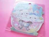 Kawaii Cute Sticker Flakes Sack Q-LiA *Oyasumi Bunny (91118)