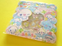 Kawaii Cute Ohajiki Disc Sticker Flakes Sack KAMIO JAPAN *ぷくぷくあわわちゃん (225023)