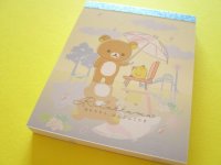 Kawaii Cute Mini Memo Pad Rilakkuma San-x *Clear After Rain (MH25101-1)