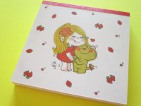 Kawaii Cute Square Memo Pad Ado Mizumori sun-star *Strawberries (S2847019)