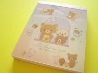 Kawaii Cute Mini Memo Pad Rilakkuma San-x *Clear After Rain (MH25101-2)