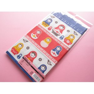 Photo: 5 pcs Kawaii Cute Matryoshka/Matrioshka Paper Gift Bags Set *Size M