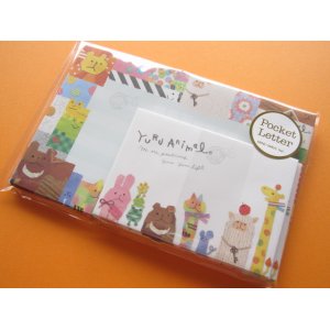 Photo: Kawaii Cute Mini Letter Set Mind Wave *YURU Animal (38130)