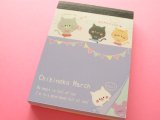 Photo: Kawaii Cute Mini Memo Pad Kamio Japan *Chibineko March (10104)