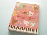 Photo: Kawaii Cute Mini Memo Pad Q-LiA *Bear's Little Music (84699) 