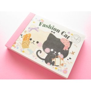 Photo: Kawaii Cute Mini Memo Pad Crux *Fashion Cat (28699)