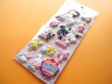 Photo: Kawaii Cute Puffy Stickers Sheet Crux *Melody Animals (05039)