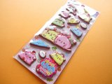 Photo: Kawaii Cute Puffy Stickers Sheet Crux (05042)