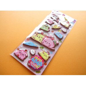 Photo: Kawaii Cute Puffy Stickers Sheet Crux (05042)