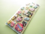 Photo: Kawaii Cute Puffy Stickers Sheet Crux *Fashion Cat (05149)