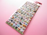 Photo: Kawaii Cute Puffy Sticker Sheet Q-LiA *Petit Dog & Cat (91420)