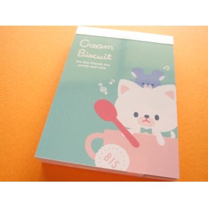 Photo: Kawaii Cute Mini Memo Pad Q-LiA *Cream Biscuit (90710) 