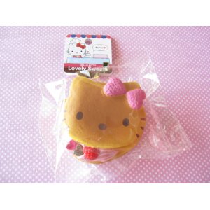 Photo: Kawaii Cute Hello Kitty Lovely Sweets Squishy Keychain Charm Sanrio *Pancake Strawberry Cream 