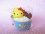 Photo: Kawaii Cute Hello Kitty Lovely Sweets Squishy Keychain Charm Sanrio *Ice Cream Cup Lemon