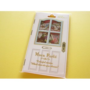 Photo: Antique Sticker Flakes Sack Moca Porte Q-LiA *Parisienne (91214)