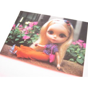 Photo: Cute Blythe Doll Postcard *Orange pantaloons