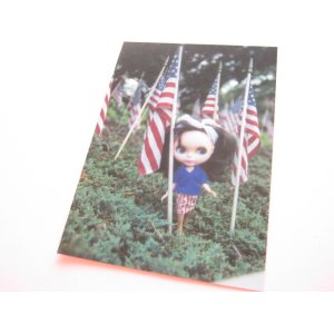 Photo: Cute Blythe Doll Postcard *Flags