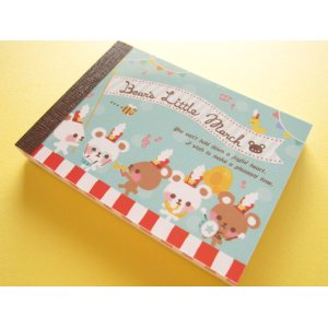 Photo: Kawaii Cute Mini Memo Pad Q-LiA *Bear's Little March (84700) 