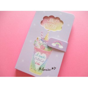 Photo: Kawaii Cute Smapho Medium Memo Pad Q-LiA *Candy Unicorn (30215)