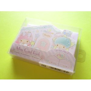 Photo: Kawaii Cute Mini Card Pack Set Sanrio Original *Little Twin Stars (98353-5)