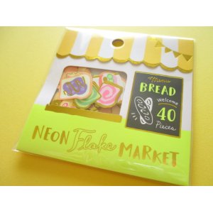 Photo: Kawaii Cute Sticker Neon Flake Market Mind Wave *Bread Shop (79464)