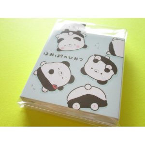 Photo: Kawaii Cute Patapata Mini Memo Pad Pad Hamipa San-x *ぱんだ、はみでました。(MW48201)