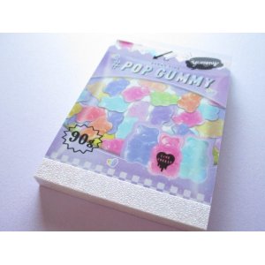 Photo: Kawaii Cute Die-Cut Mini Memo Pad Crux *Pop Gummy (09151) 