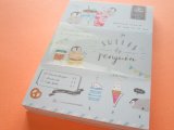 Photo: Petit Friends Marche Stationery Medium Memo Pad Q-LiA *ぺんぎんPenguin (34760)