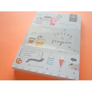 Photo: Petit Friends Marche Stationery Medium Memo Pad Q-LiA *ぺんぎんPenguin (34760)