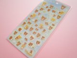 Photo: Kawaii Cute Sticker Sheet Rilakkuma San-x *Chairoikoguma and Starry Night (SE38701)